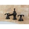 Kingston Brass KC7065TX 8" Widespread Bathroom Faucet, Oil Rubbed Bronze KC7065TX - alternate 2